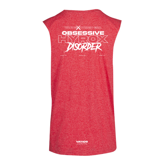 Men's Obsessive HYROX Tank - Red