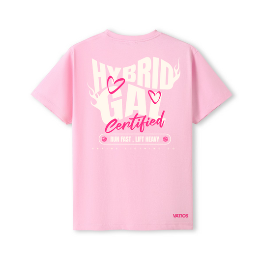 Womens Hybrid Gal Cotton Tee - Hot Pink