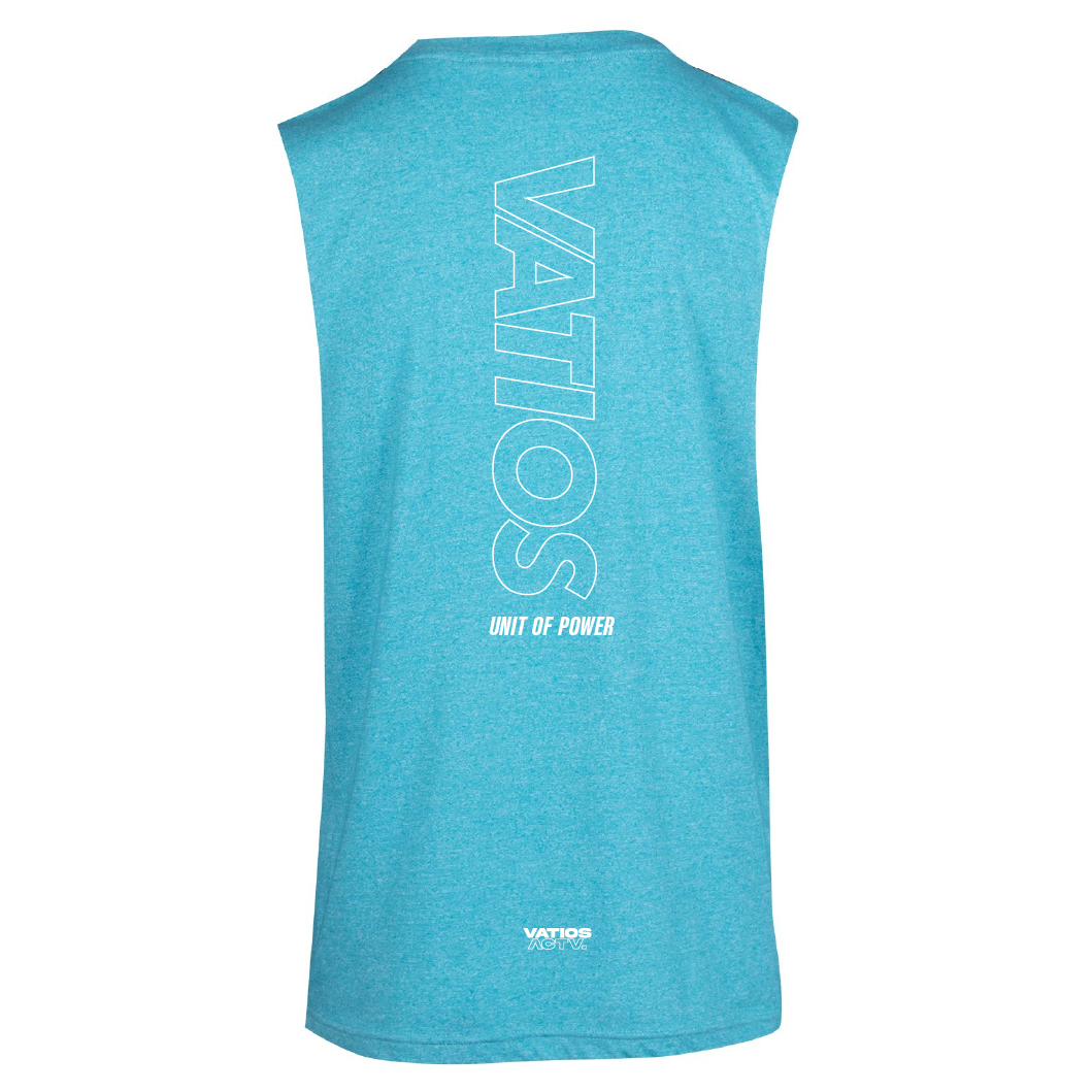 Vatios Active Tank Men's - Teal Blue