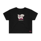 Womens Hybrid Gal Crop Tee - Black