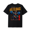 Unisex Samurai Ass to Grass Cotton Tee - Black