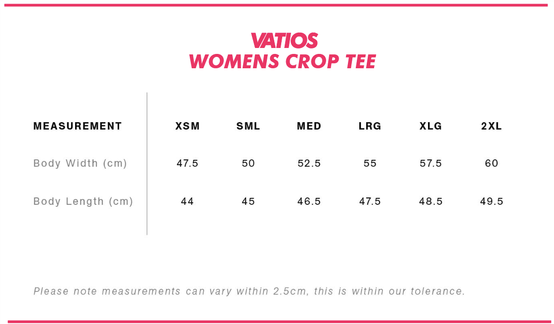 Womens Hybrid Gal Crop Tee - Black